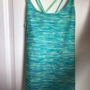 Blue & Green Tank Top